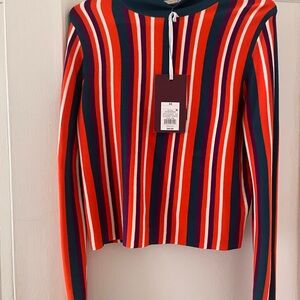 Victor Glemaud Vibrant Striped Turtleneck Sweater